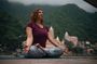 Outdoor Yoga Session in Rishikesh