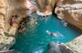 Private Wadi Shab Hike & Swim Adventure with Bimmah Sinkhole