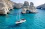 Milos Luxury Sailboat Cruise to Kleftiko Bay with Meal and Drinks