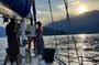 Sunset Sailing Lake Como with Private Skipper