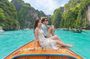 Phi Phi Sunset Longtail Boat Cruise to Maya Bay and Snorkeling