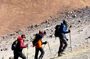 Ascent to the extinct Cerro Toco Volcano at 5600 meters high