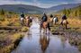 Horseback riding in Eight lake