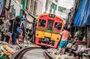 Bangkok Damnoen Saduak, Train Market, Mahanakhon Skywalk
