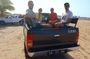 Return to the island in pick-up (Jip /safary tour 4*4 on the island of salt
