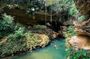 River Caving at Arenales Charco Azul, Indian Cave and waterfall