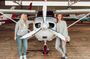 Fly above the Vienna in a private plane