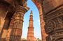 Historic Delhi Morning Tour Including Chattarpur Temple and Qutub Minar with Tuk-Tuk Ride