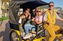 Nice tour by electric bike taxi for 4 people