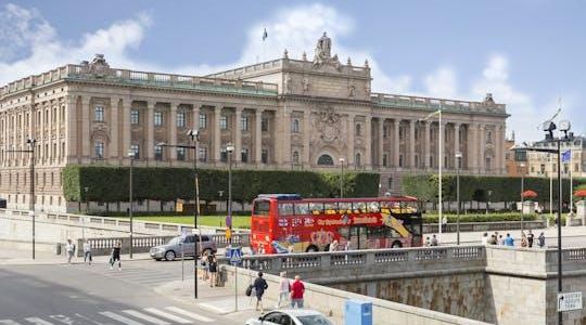 City Sightseeing hop-on hop-off bus tour of Stockholm