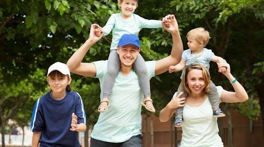 Family walking tour of Luxembourg