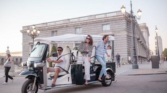 Electric tuk-tuk tour of Madrid's historic center