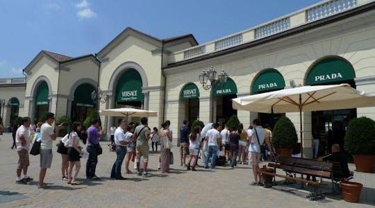 Serravalle Designer Outlet shopping tour from Milan