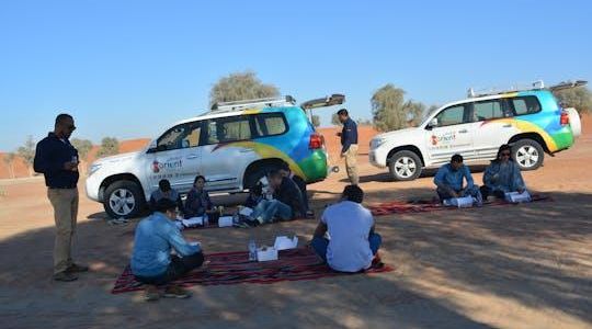 Hatta safari tour with Honey Bee Garden entrance