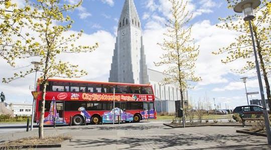 City Sightseeing hop-on hop-off bus tour of Reykjavik