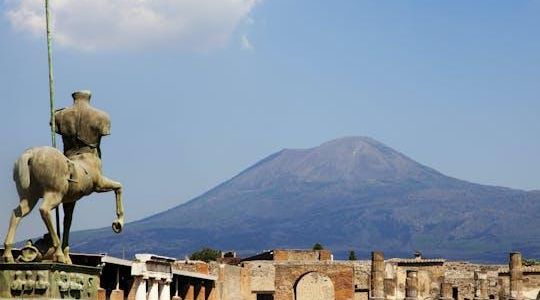 Pompeii and Vesuvius semi-private tour by bus from Naples
