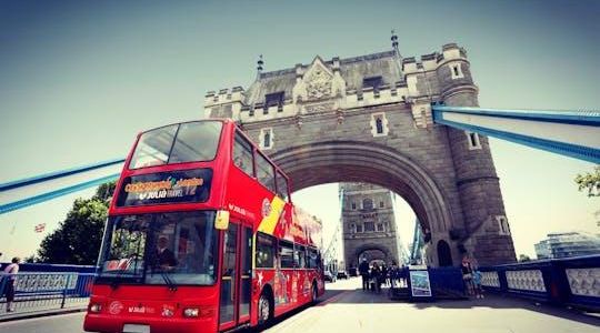 City Sightseeing hop-on hop-off bus tour of London