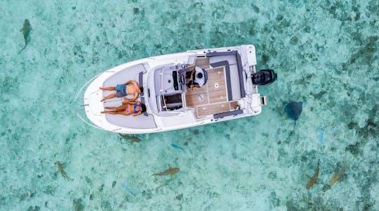 Bora Bora private Cap Camarat 25ft boat rental