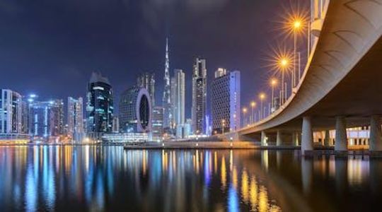 Dubai luxury canal dinner cruise with optional transfer and beverages