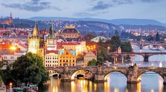 Prague Evening Walk and Bridge Tower Entrance Ticket