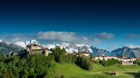 Gruyères, cheese museum and chocolate factory tour from Lausanne by bus
