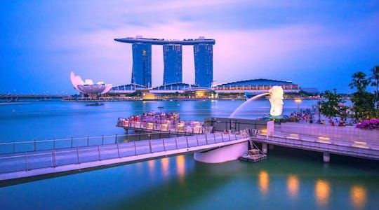 Luxurious sunset cruise in Singapore on catamaran