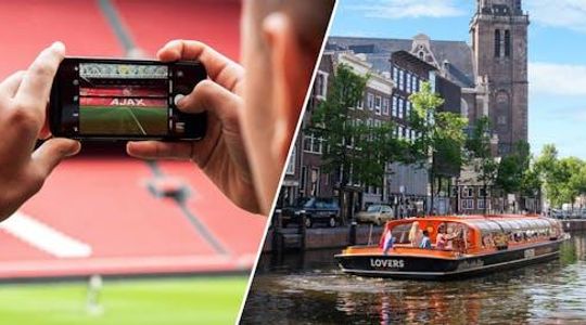 Johan Cruijff ArenA stadium tour and 1-hour canal cruise