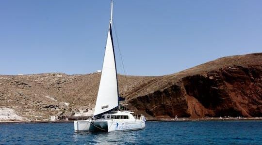 Semi private sunset cruise in Santorini