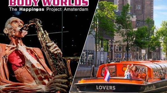 Amsterdam Body Worlds ticket and one-hour canal cruise