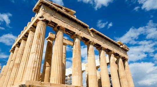 Athens sightseeing Spanish guide tour with Acropolis site entrance and museum