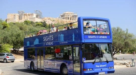 Combo hop-on hop-off bus in Athens, Piraeus and beaches