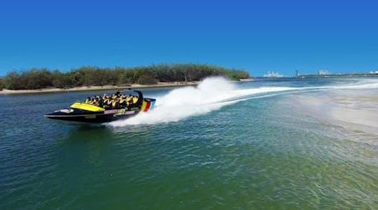 Premium broadwater adventure jet boat ride