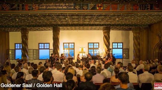 Dinner and Best of Mozart concert at historic fortress in Salzburg