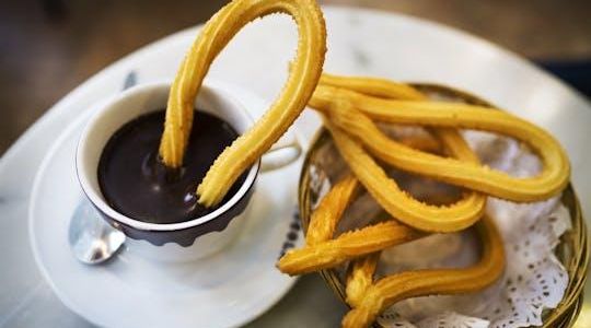 Self-balancing  scooter tour in Madrid with chocolate con churros