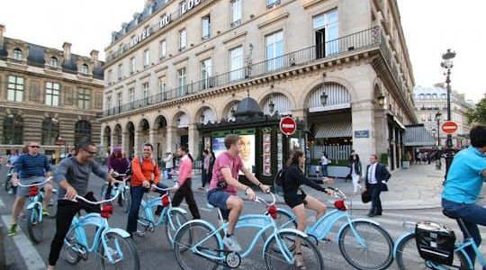 Evening bike tour of Paris and Seine cruise