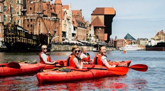 Guided kayak tour of Gdansk