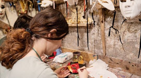 Magic Mask Decoration Class in St. Mark’s Square