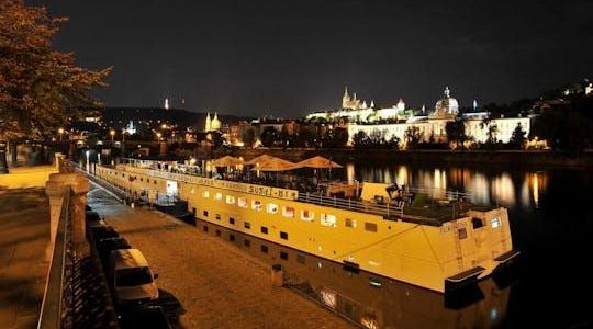 Dinner cruise in Prague with hotel transportation