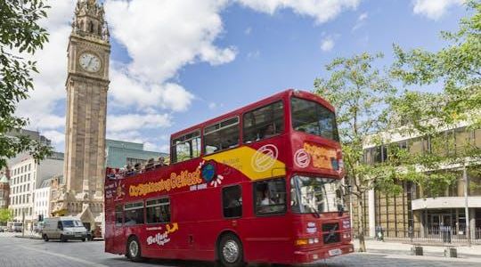 City Sightseeing hop-on hop-off bus tour of Belfast