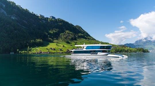 Mount Bürgenstock by catamaran and funicular from Lucerne