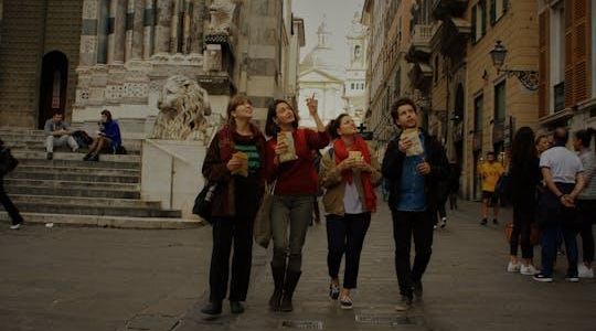 Itinerant dinner in the historical center of Genoa