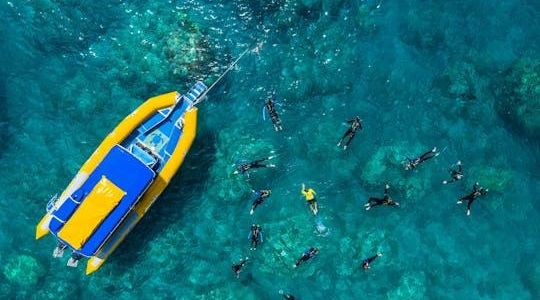 Ocean rafting southern lights tour Whitehaven Beach