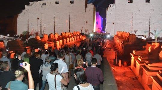 Sound and light show at the Karnak Temple from Luxor
