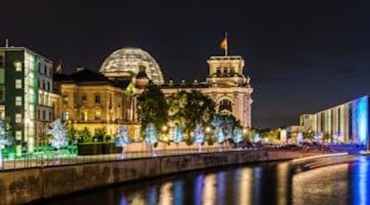 Evening river cruise in Berlin