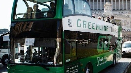 Rome hop-on hop-off bus tour with 3 stops