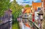 Bruges and Damme day trip with canal boat and windmills