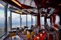 Burj Khalifa Atmosphere Restaurant dining and Dubai by night