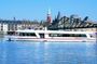 Panorama river boat cruise in Frankfurt