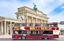 Hop-on hop-off tourist bus with 2 routes for 24 or 48 hours in Berlin