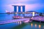 Luxurious sunset cruise in Singapore on catamaran